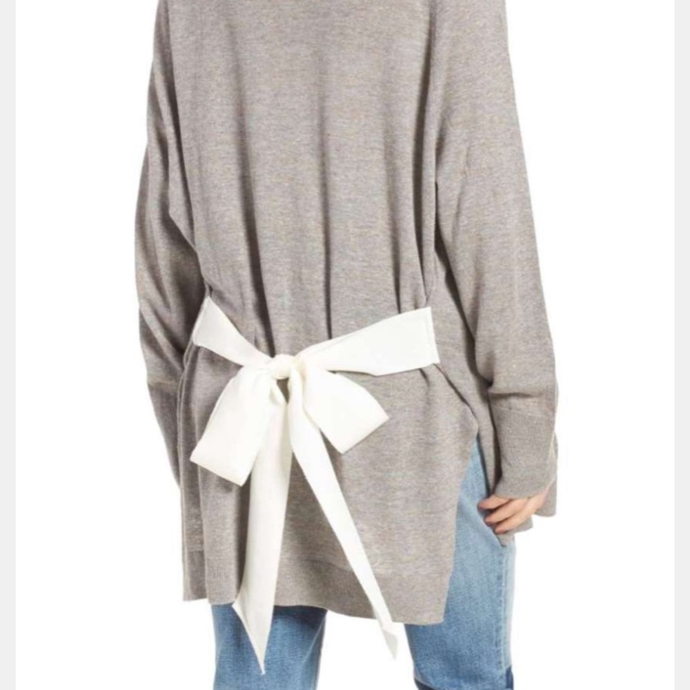 Anthro Hinge Tie Back Cardigan